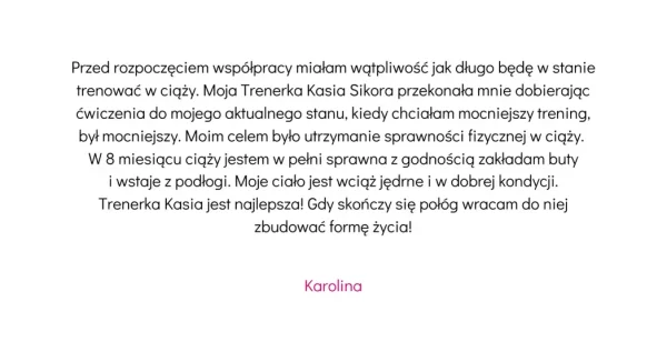 Kasia Sikora - opinie trenerka personalna dla kobiet w ciąży i mam (4)